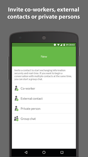 Alterdesk messenger Screenshot 2