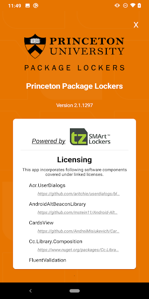 Princeton Package Locker Screenshot 3