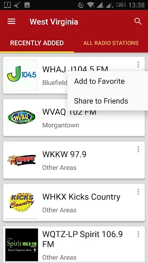 West Virginia Radio Stations - USA Screenshot 1