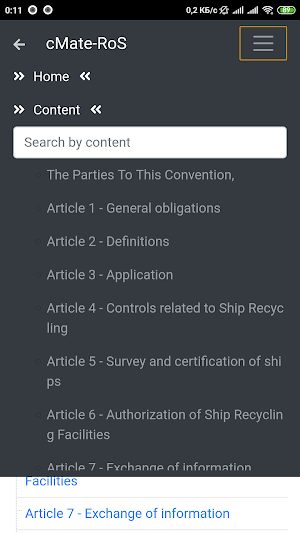 cMate-Recycling of Ships Screenshot 3