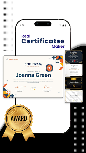 Real Certificate Maker App Screenshot 0