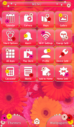 Colorful Gerbera Flowers Theme Screenshot 1