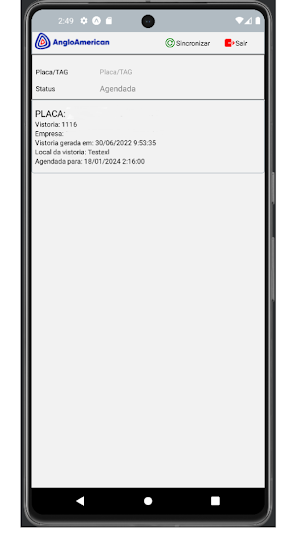 Anglo American - Inspeção Veic Screenshot 3