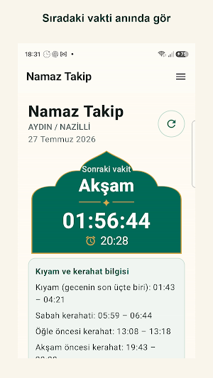 VakitYoldaşı: Namaz ve Kur’an Screenshot 1