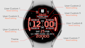 IWF AllNew DIGI II watch face Screenshot 1