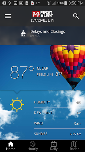 14FirstAlert Weather TriState Screenshot 0