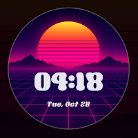Waface DW04 : Retro Watchface