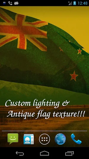 New Zealand Flag Live Wallpaper Screenshot 3