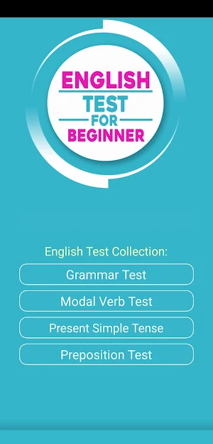 English test for beginner Screenshot 0
