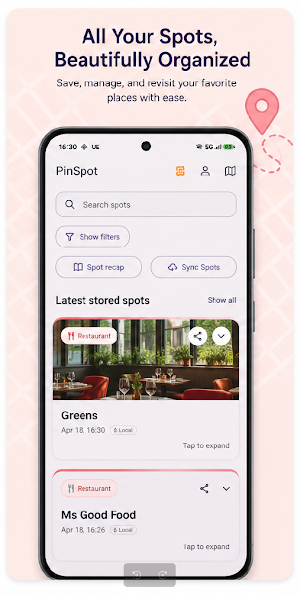 Pin Spot Screenshot 1