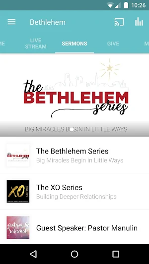 The Bethlehem App Screenshot 1