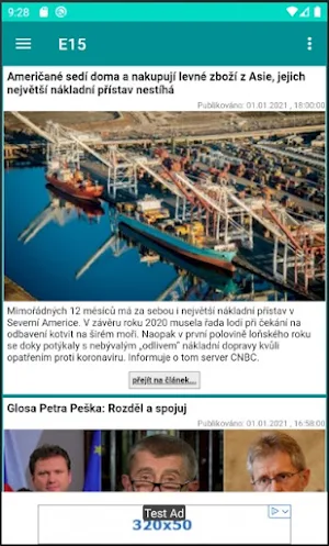 Rychlé Zprávy Screenshot 1
