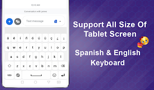 Spanish Language Keyboard Screenshot 3