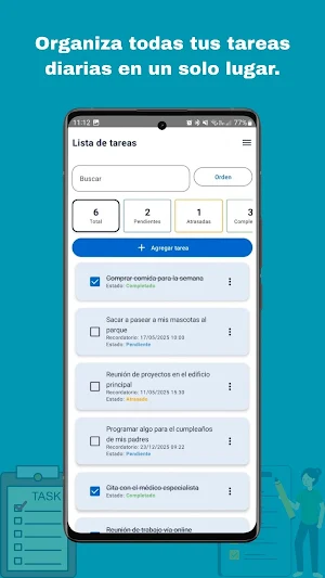 Lista de Tareas: Simple, Veloz Screenshot 1