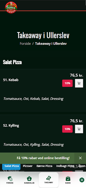 Peppes Pizza & Grill Screenshot 1
