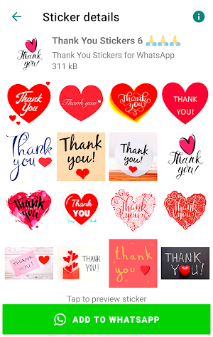 Thank You Sticker for WhatsApp Screenshot 3