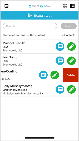Eventsquid Contact Scan Screenshot 1
