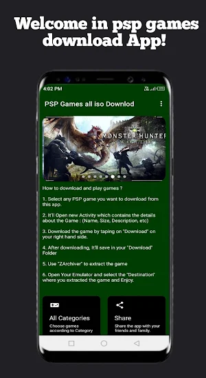 PSP Games - All Iso Downloader Screenshot 1
