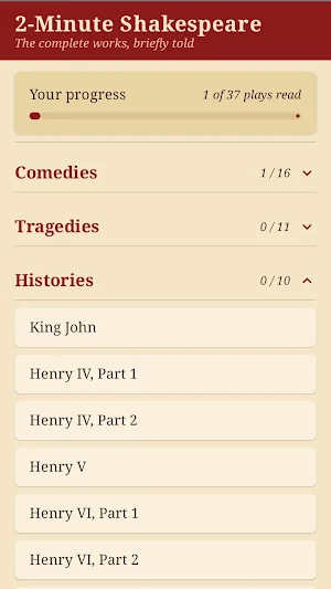 2-Minute Shakespeare Screenshot 3