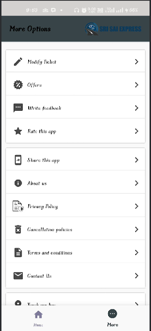 SRI SAI EXPRESS Screenshot 1