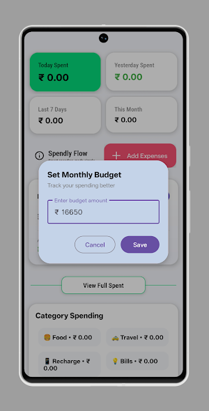 Spendly Flow - Daily Expenses Screenshot 1