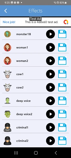 voice changer Screenshot 3