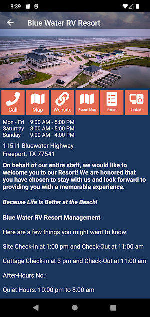 Blue Water RV Resort Screenshot 1