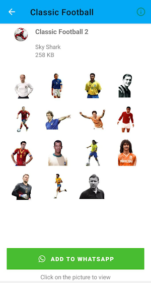 Classic Football Stickers Screenshot 2