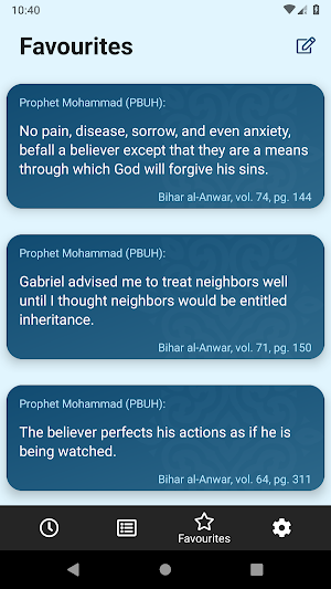 My Daily Hadith Screenshot 3