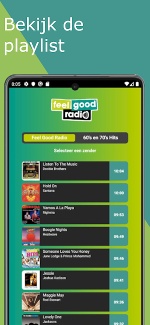 Feel Good Radio App Screenshot 1