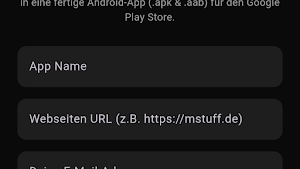 Web2App Screenshot 1