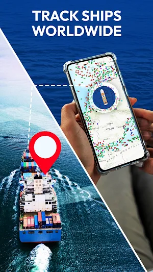 MarineRed Traffic Ship Tracker Screenshot 0