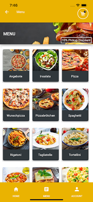 Pizzeria Trattoria Milano Screenshot 1