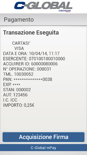 C-Global mPay Screenshot 3