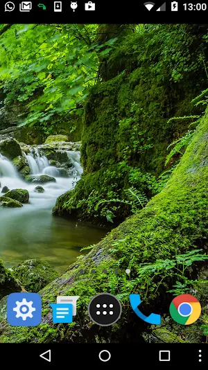 forest stream live wallpaper Screenshot 1
