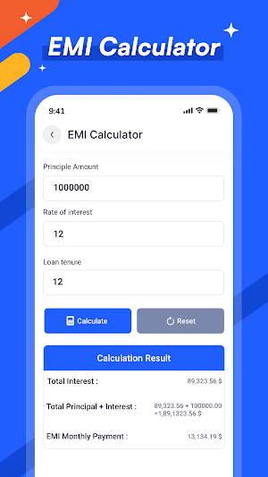 EMI Calculator Screenshot 0