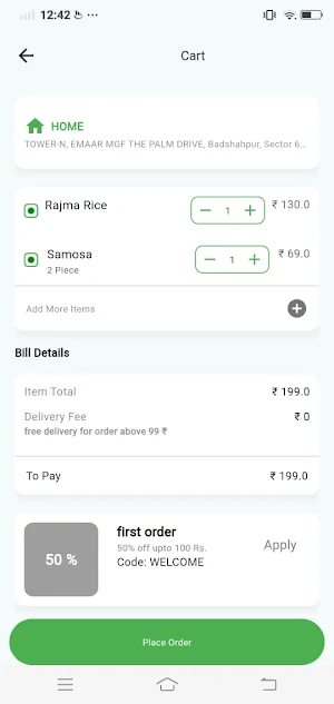 Zing - 10 Minute Food Delivery Screenshot 1