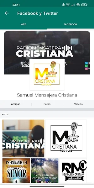 Radio Mensajera Cristiana Screenshot 1