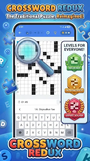 Crossword Redux: Daily Puzzle Screenshot 0