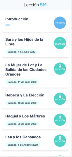 Lecciones SMI Screenshot 1
