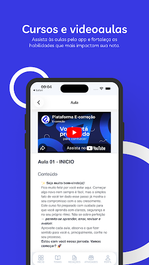 E-correção: app do aluno Screenshot 3