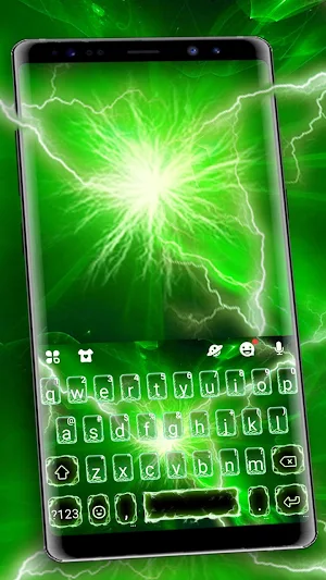 Green Thunderstorm Keyboard Th Screenshot 0
