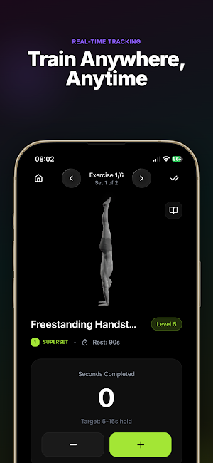 Calimax: Calisthenics Coach Screenshot 2