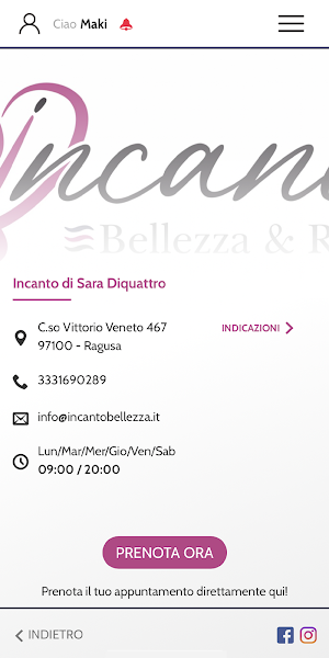 Incanto Bellezza Relax Screenshot 3