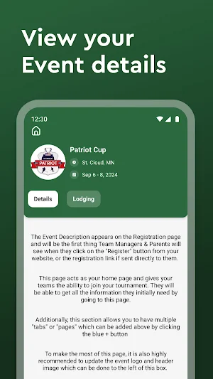 Northland Hockey Events Screenshot 3