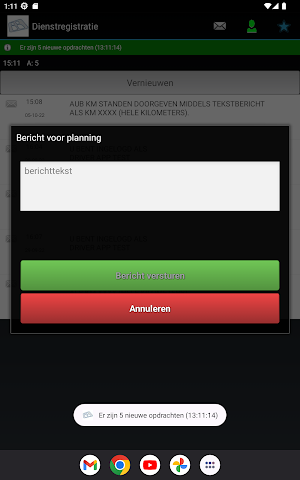 Taxsys Voertuig App Screenshot 1