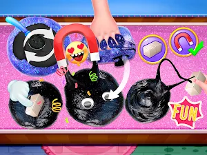 DIY Fluffy Slime - Galaxy Magnetic Slime Screenshot 3