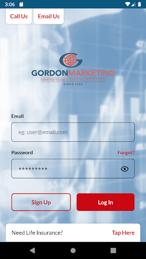 Gordon Marketing Life Quoting Screenshot 0