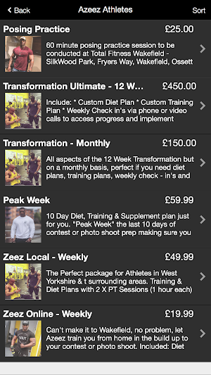 Zeez Fitness Screenshot 1