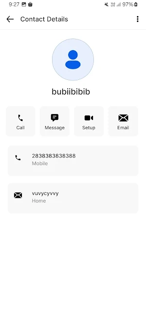 Contacts Screenshot 2